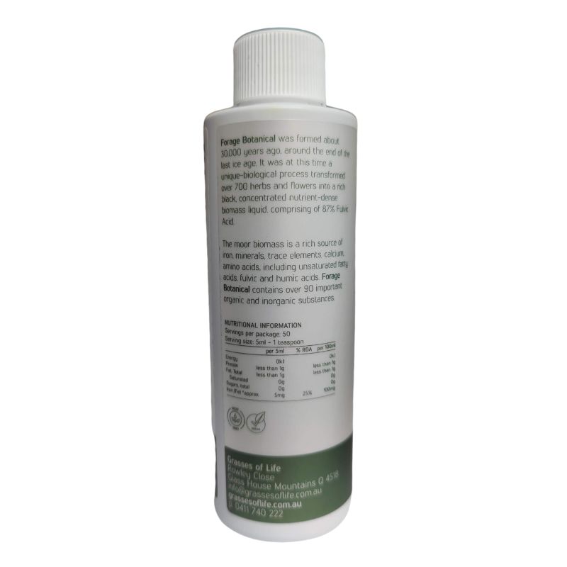 Forage Botanical with 87% Fulvic/Humic Acids and Iron 250ml - Image 2